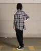 Saint Morta Patriot Long Sleeve Flannel Shirt Black/Grey