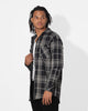 Saint Morta Mulberry Long Sleeve Flannel Shirt Khaki Green