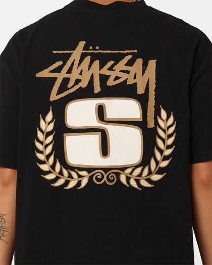 Stussy S Wreath T-Shirt Pigment Black