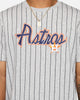 New Era Houston Astros Pinstripe T-Shirt Grey