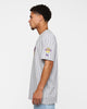 New Era Los Angeles Lakers Pinstripe T-Shirt Grey