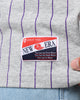 New Era Los Angeles Lakers Pinstripe T-Shirt Grey