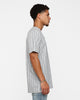 New Era New York Yankees Pinstripe T-Shirt Grey