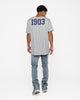 New Era New York Yankees Pinstripe T-Shirt Grey