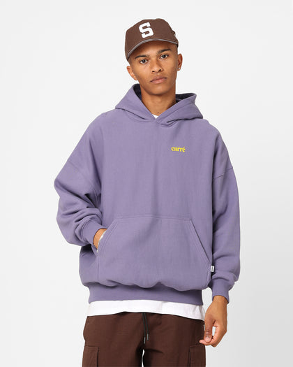 Carre Petal Oversized Hoodie Purple