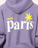 Carre Petal Oversized Hoodie Purple