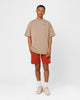 Carre TT Oversized T-Shirt Mocha