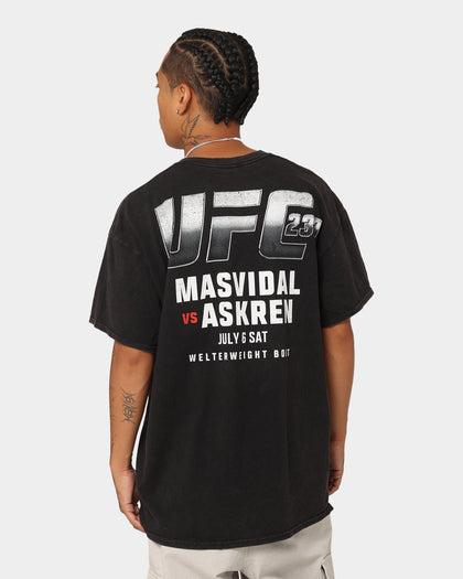 UFC By Goat Crew 239 Card Vintage T-Shirt Black Wash