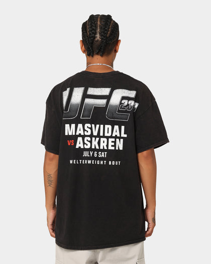 UFC By Goat Crew 239 Card Vintage T-Shirt Black Wash