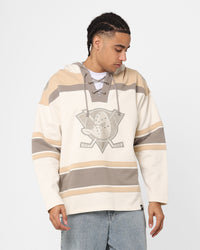 47 Brand Anaheim Ducks Superior Lacer Hoodie Cream/Khaki