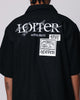 Loiter Witness Button Up T-Shirt Black