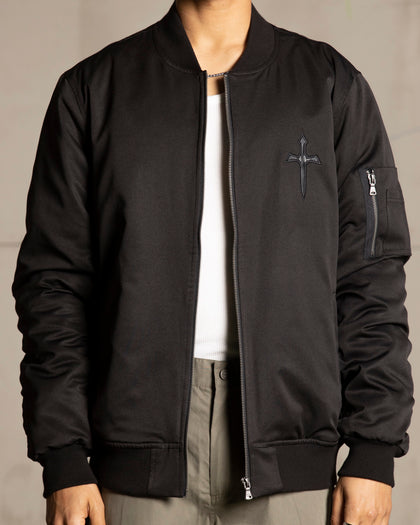 Saint Morta Flight Jacket Black