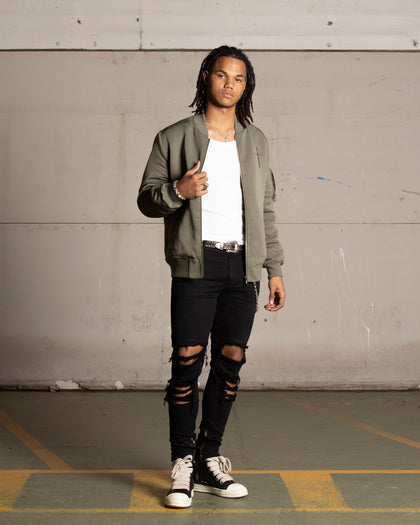 Saint Morta Flight Jacket Khaki Green