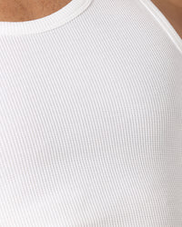 Saint Morta Arvina Waffle Singlet White