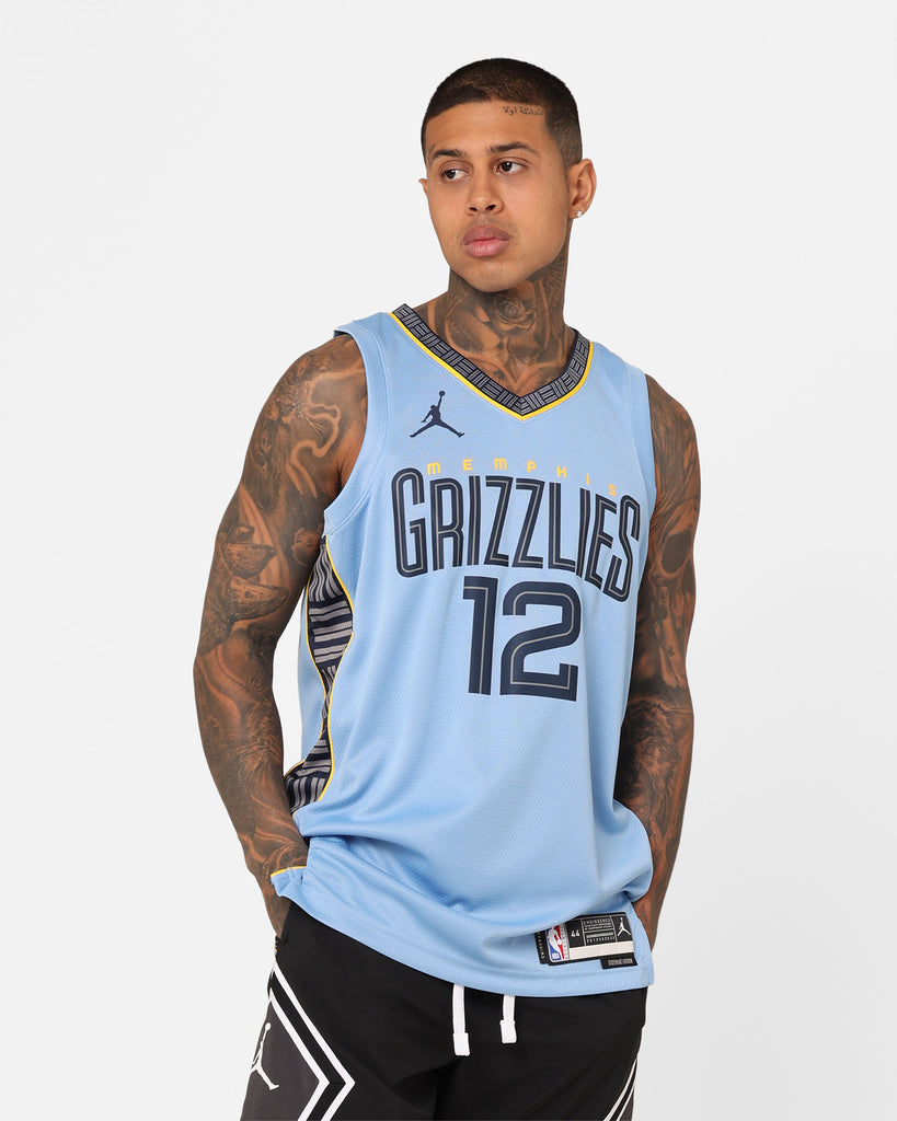 Memphis Grizzlies Men's Nike Statement Jersey #12 Morant