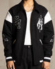 Saint Morta La Rambla Varsity Jacket Black/White