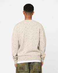 New Era Los Angeles Dodgers Oversized Knit Sweater Stone