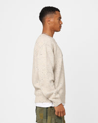 New Era Los Angeles Dodgers Oversized Knit Sweater Stone