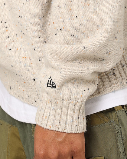 New Era Los Angeles Dodgers Oversized Knit Sweater Stone