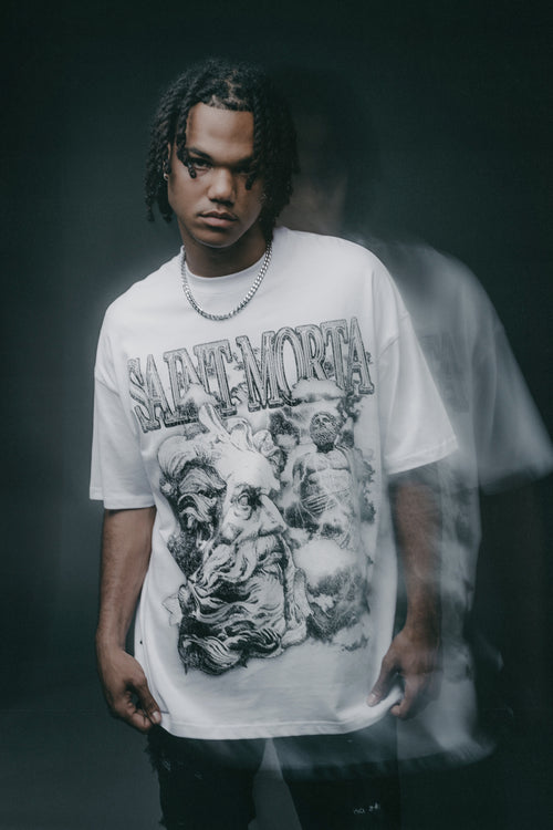 Saint Morta Zeus Boxy T-Shirt White