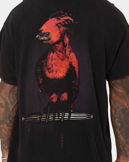 American Thrift X Harry Potter Dumbledore Vintage T-Shirt Black Wash
