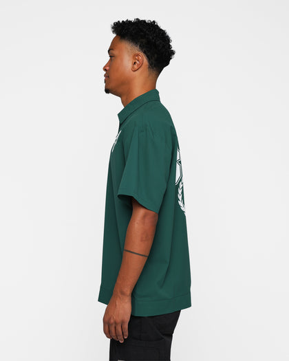 Students Golf Baker Cabana Shirt Green