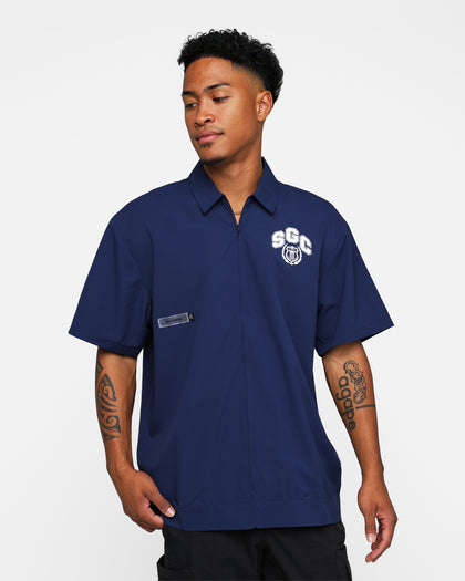 Students Golf Baker Cabana Shirt Navy