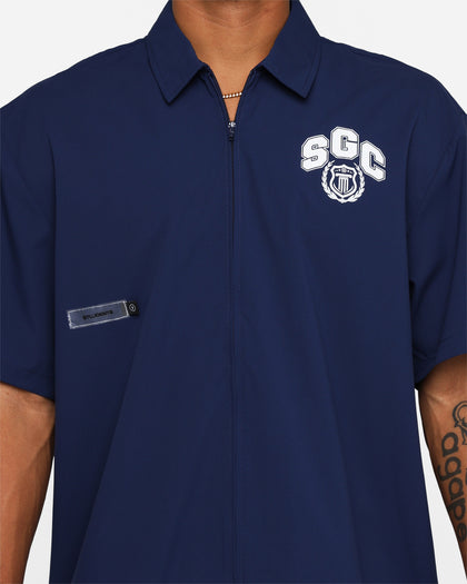 Students Golf Baker Cabana Shirt Navy