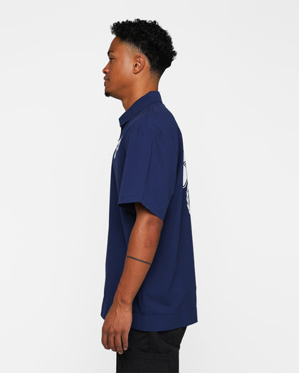 Students Golf Baker Cabana Shirt Navy