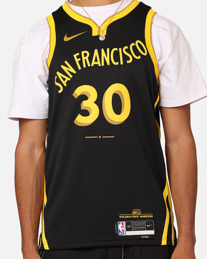 Nike Golden State Warriors Steph Curry Dri-FIT Swingman Jersey Black