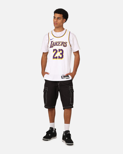 Nike Los Angeles Lakers Lebron James Dri-FIT Swingman Jersey White
