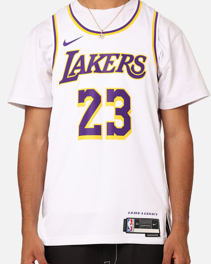 Nike Los Angeles Lakers Lebron James Dri-FIT Swingman Jersey White