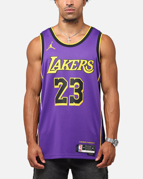 Nike Los Angeles Lakers Lebron James Dri-FIT Swingman Jersey Field Purple