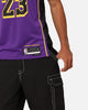 Nike Los Angeles Lakers Lebron James Dri-FIT Swingman Jersey Field Purple