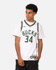 Nike Milwaukee Bucks Giannis Antetokounmpo Dri-FIT Swingman Jersey White