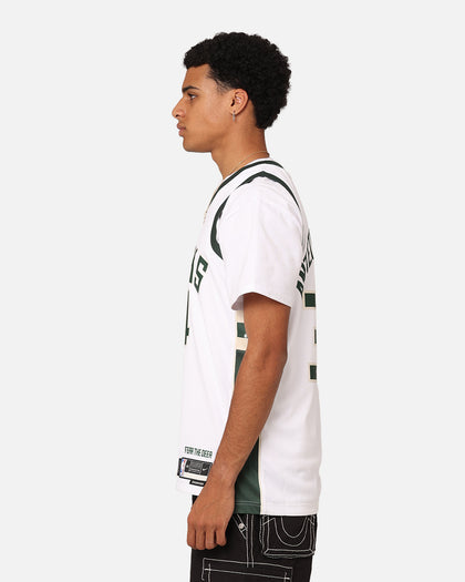 Nike Milwaukee Bucks Giannis Antetokounmpo Dri-FIT Swingman Jersey White