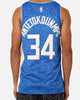 Nike Milwaukee Bucks Giannis Antetokounmpo Dri-FIT Swingman Jersey Photo Blue