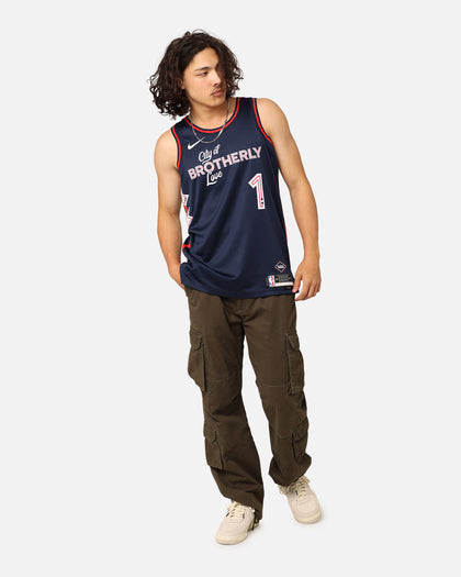 Nike Philadelphia 76ers James Harden City Edition 2023/24 Dri-FIT Swingman Jersey College Navy