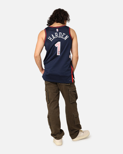 Nike Philadelphia 76ers James Harden City Edition 2023/24 Dri-FIT Swingman Jersey College Navy
