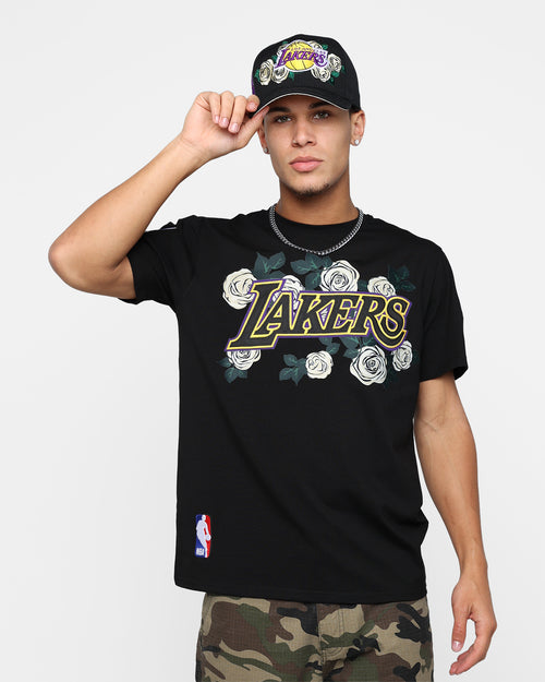 Pro Standard Los Angeles Lakers Roses T-Shirt Black