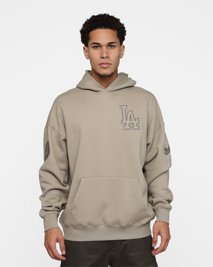 Pro Standard Los Angeles Dodgers Neutral Hoodie Taupe