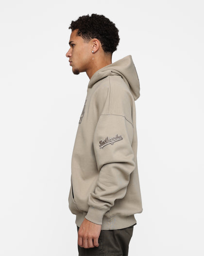 Pro Standard Los Angeles Dodgers Neutral Hoodie Taupe