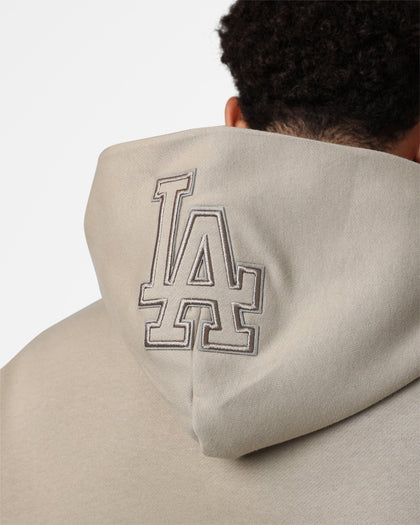 Pro Standard Los Angeles Dodgers Neutral Hoodie Taupe