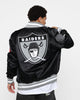 Pro Standard Las Vegas Raiders Satin Varsity Jacket Black/Grey