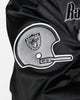 Pro Standard Las Vegas Raiders Satin Varsity Jacket Black/Grey
