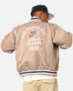 Nike Dugout Satin Jacket Khaki/Sail/Deep