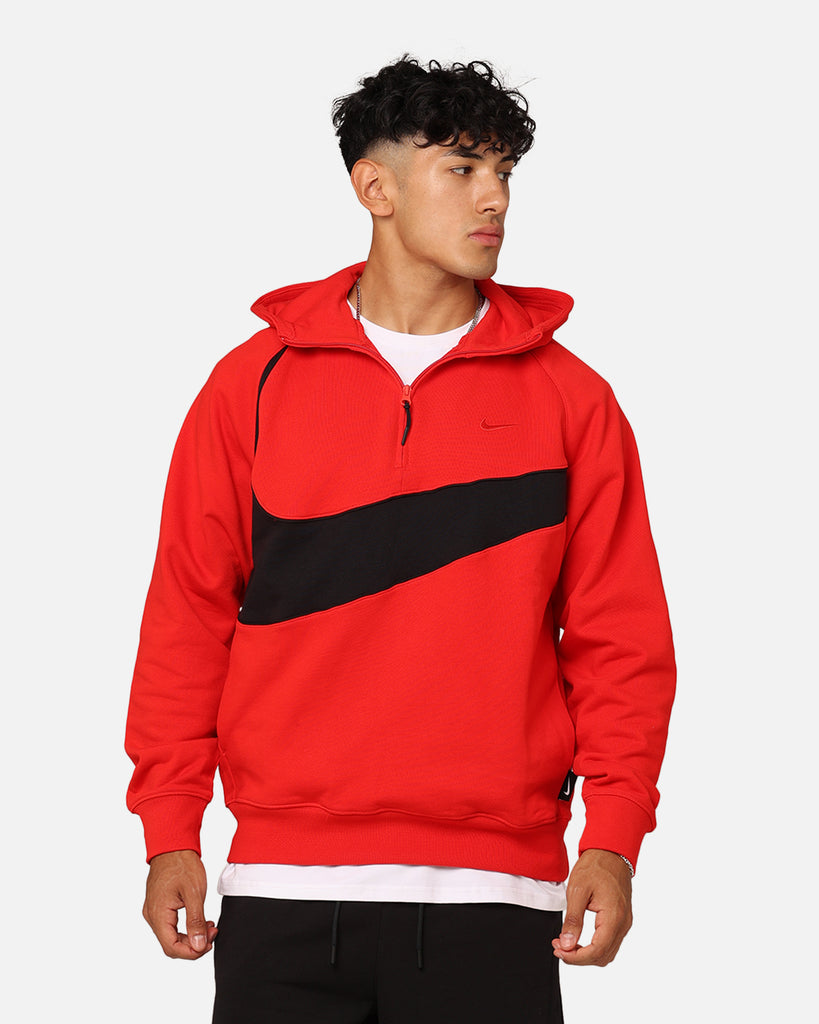 Nike Swoosh Fleece Half-Zip Hoodie University Red Culture Kings