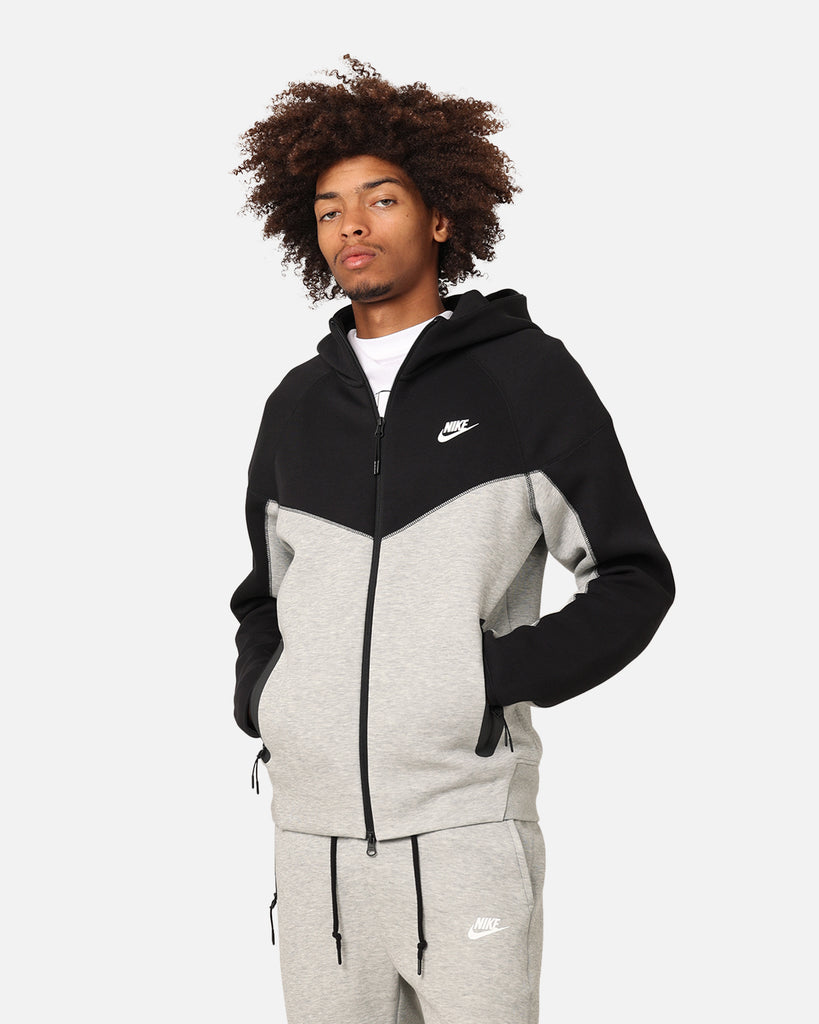 Nike Sportswear Tech Fleece Full-Zip Windrunner Hoodie Dark Grey Heath ...