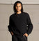 Saint Morta Oversized Waffle Crewneck Black