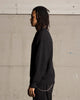Saint Morta Oversized Waffle Crewneck Black
